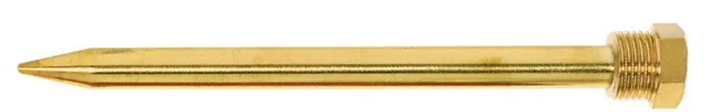 Zylinderförmige Tauchhülse aus Metall mit spitzem Ende und gewindeartigem Anschluss. Produkt von IMI Hydronic Engineering.